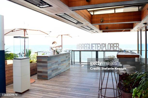 View of atmosphere at Breguet Marine Collection Launch at Little Beach House Malibu on July 11, 2019 in Malibu, California.