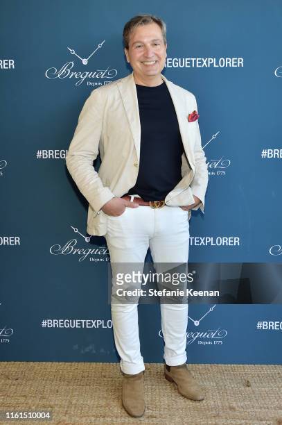 Anthony Cenname attends Breguet Marine Collection Launch at Little Beach House Malibu on July 11, 2019 in Malibu, California.