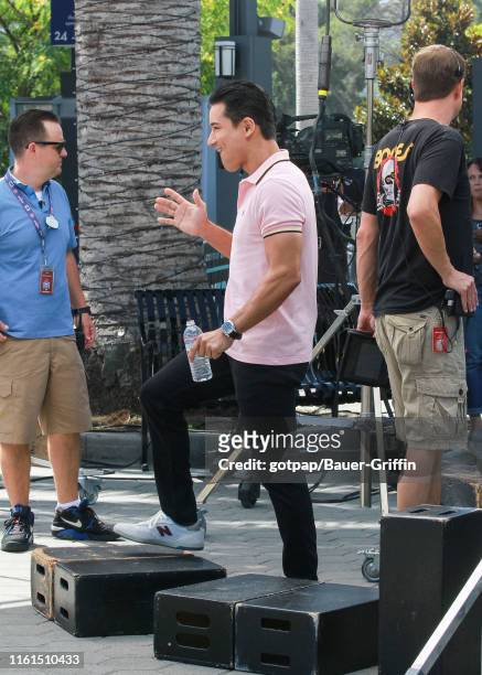 Mario Lopez is seen on August 13, 2019 in Los Angeles, California.