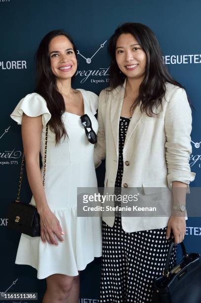 Dascia Butller and Nancy Lewis attend Breguet Marine Collection Launch at Little Beach House Malibu on July 11, 2019 in Malibu, California.