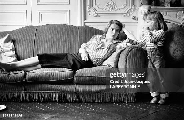 Dominique Laffin et sa fille Clémentine Autain à Paris en France, en