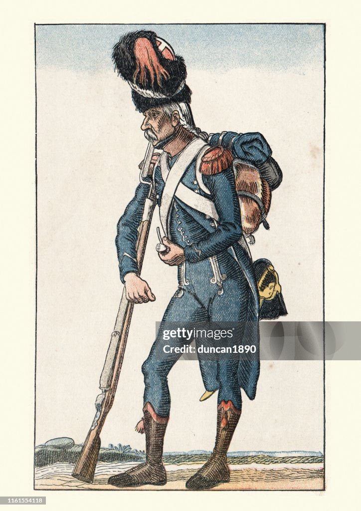 French Light Infantry Rifleman A Brave Old Man From Marengo High-Res ...