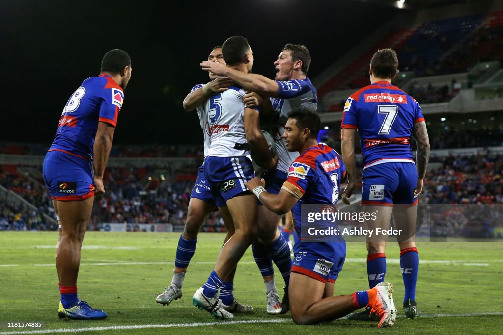 NRL Rd 17 - Knights v Bulldogs