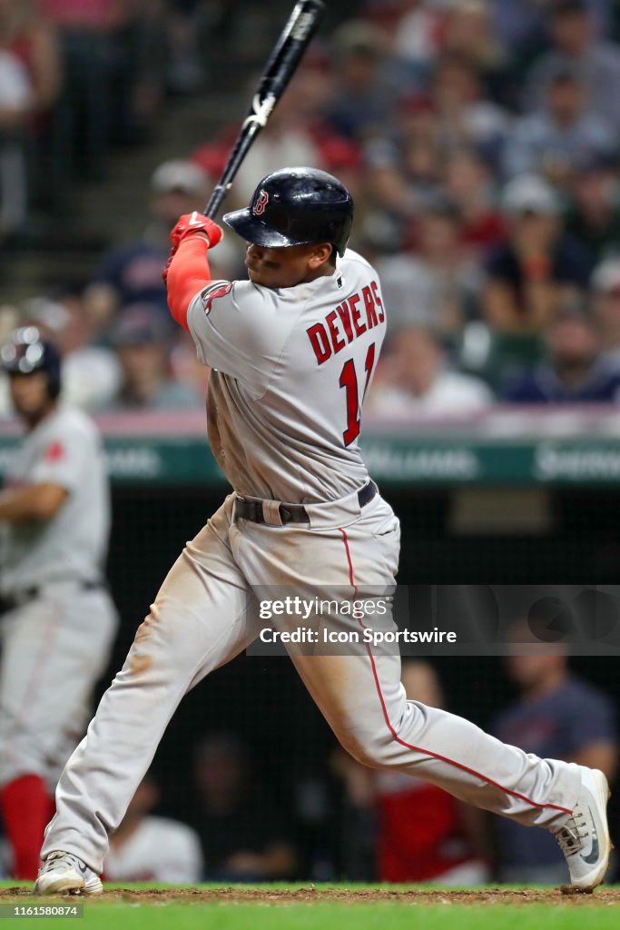 MLB: AUG 13 Red Sox at Indians
