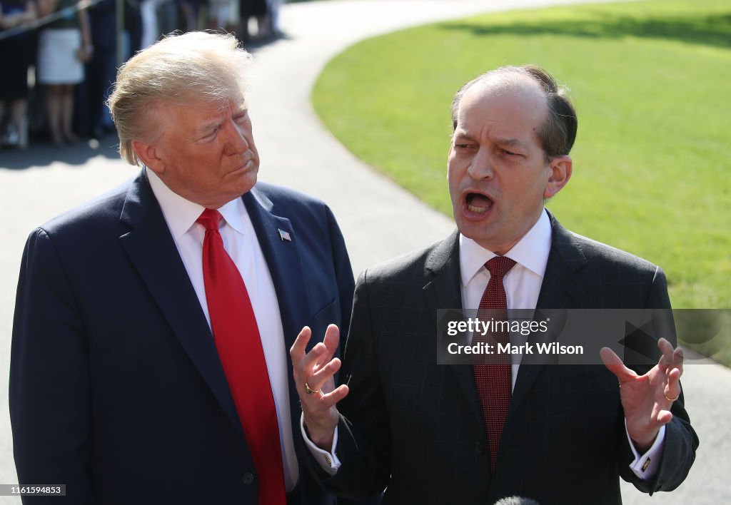 President Donald Trump Departs White House For Midwest Trip