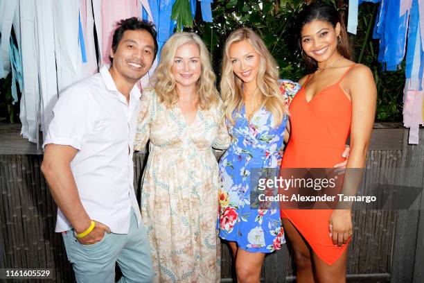 Yu Tsai, Mj Day, Camille Kostek and Danielle Herrington attend the Sports Illustrated Swimsuit 2019 Model Search Open Casting Call During Miami Swim...