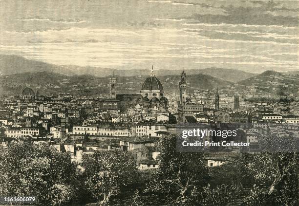 View of Florence from the Belvedere', 1890. Fort Belvedere was designed and built by Bernardo Buontalenti between 1590-1595, by orders of Grand Duke...