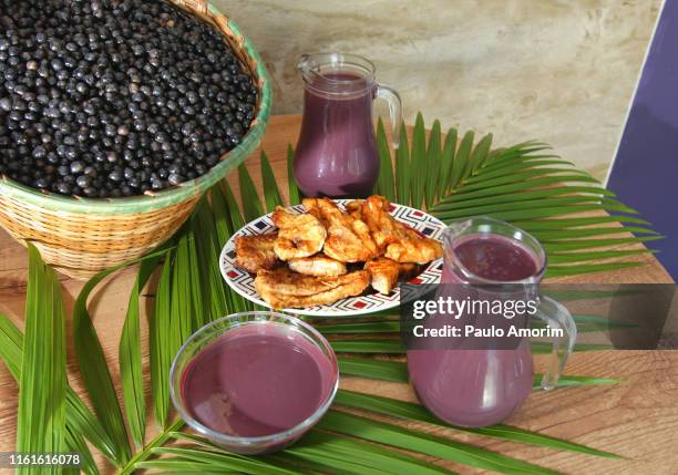 açai fruit in amazon brazil - belem stock pictures, royalty-free photos & images