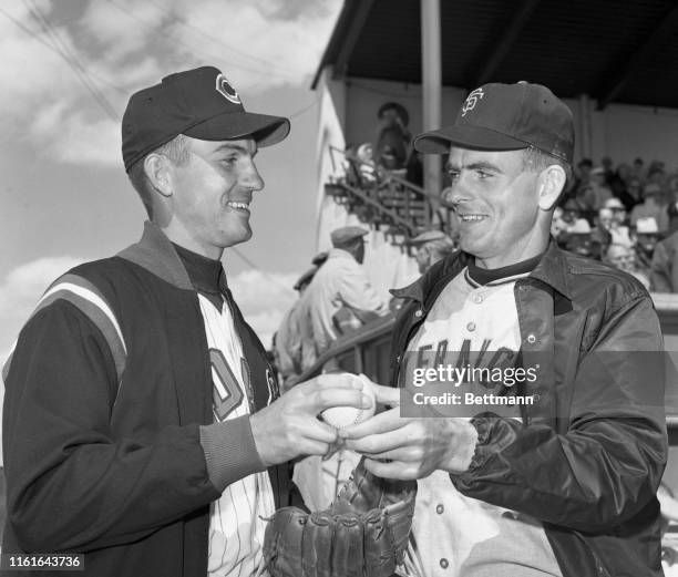 Brother beat brother at the opening of the exhibition season in the Cactus League game between Cleveland and San Francisco, Jim Perry of the Indians,...