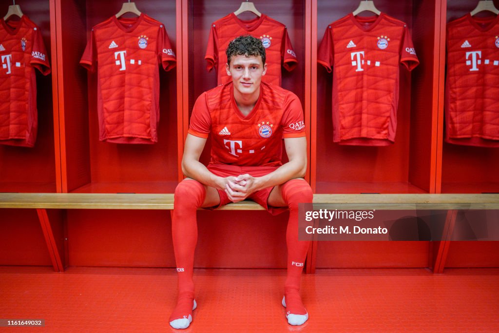 FC Bayern Muenchen Unveils New Signing Benjamin Pavard