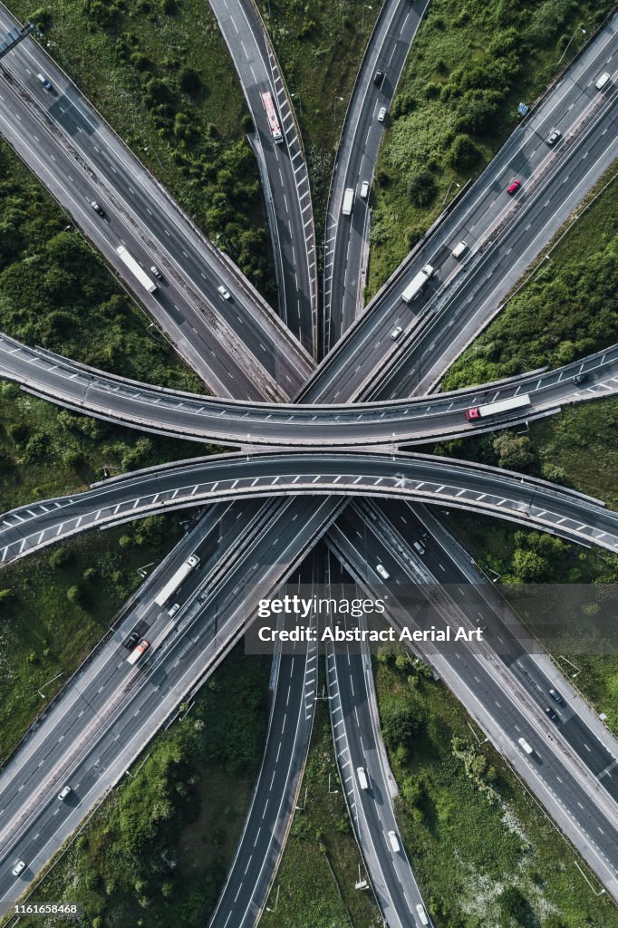 Motorway intersection, Bristol, United Kingdom
