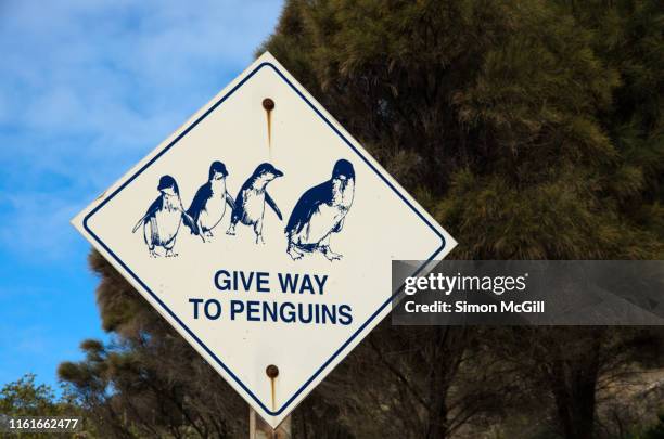 Penguin Sign Penguin Sign Photos and Premium High Res Pictures - Getty Images