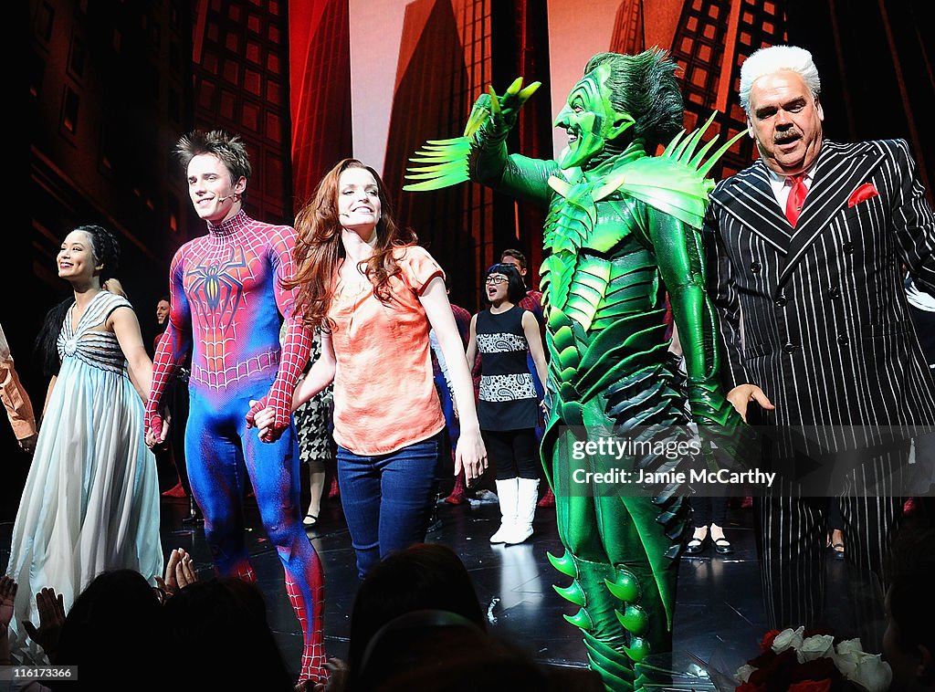 "Spider-Man Turn Off The Dark" Broadway Opening Night