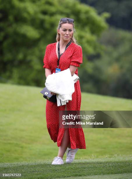Ola Jordan during The Celebrity Cup 2019 at Celtic Manor Resort on July 13, 2019 in Newport, Wales.