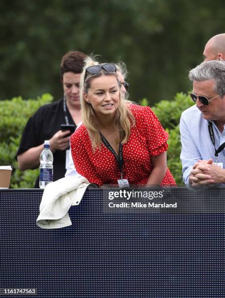 Ola Jordan during The Celebrity Cup 2019 at Celtic Manor Resort on July 13, 2019 in Newport, Wales.