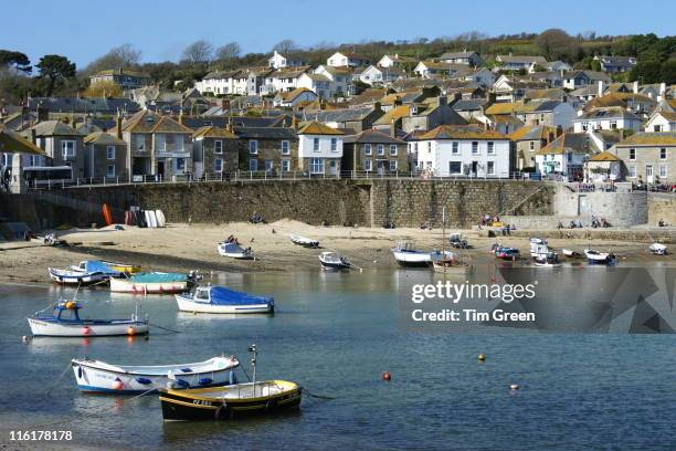 mousehole harbour - mouse hole stock pictures, royalty-free photos & images