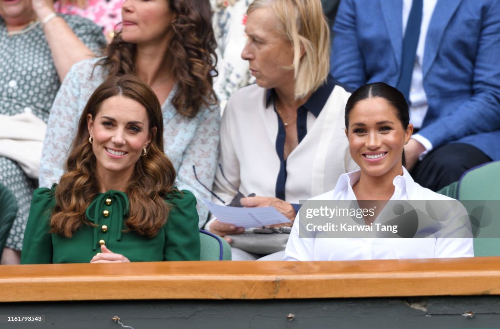 Celebrities Attend Wimbledon 2019