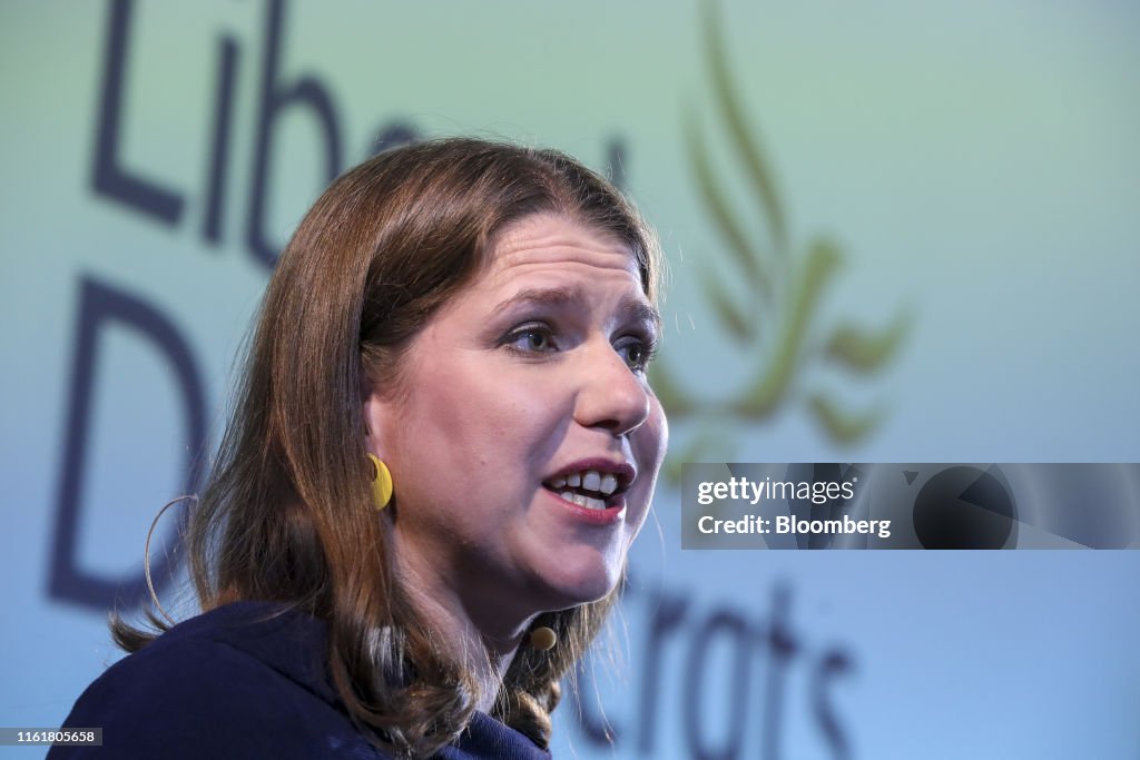 Jo Swinson Leader Of The Liberal Democrats Delivers Her First News Photo Getty Images