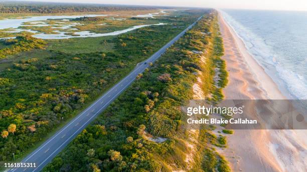 a1a highway in florida - jacksonville - florida stock pictures, royalty-free photos & images