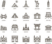 International Landmarks and Monuments,  Monoline concept