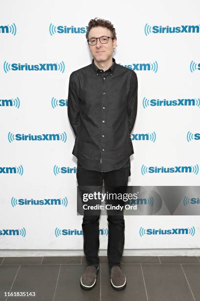 Composer Nicholas Britell visits the SiriusXM Studios on August 15, 2019 in New York City.