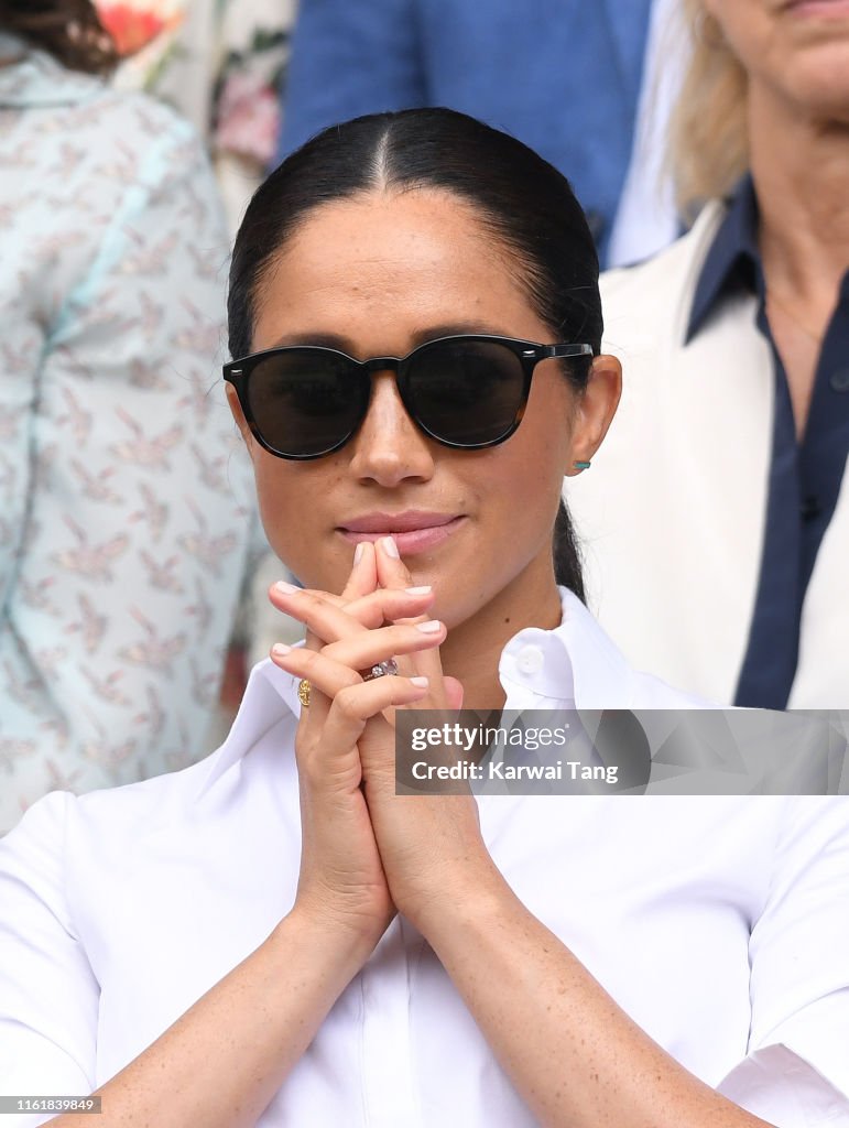 Celebrities Attend Wimbledon 2019