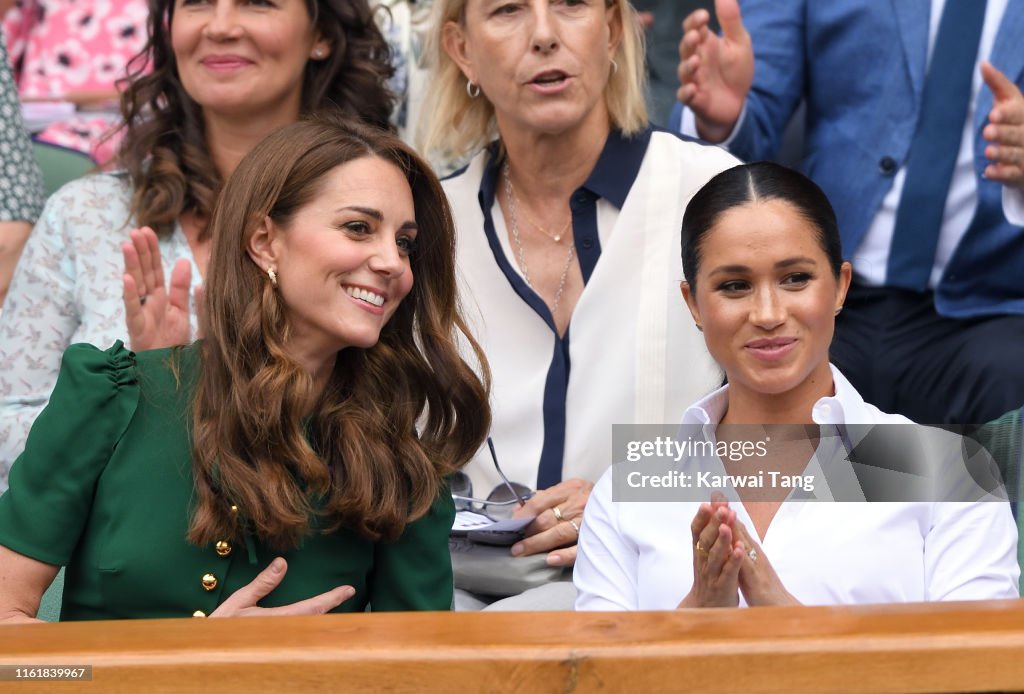 Celebrities Attend Wimbledon 2019