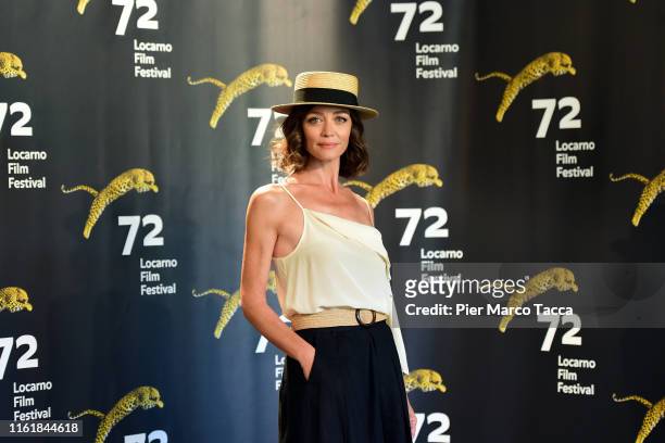 Actress Francesca Cavallin attends 'The Nest' photocall during the 72nd Locarno Film Festival on August 15, 2019 in Locarno, Switzerland.