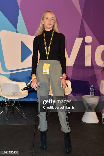 Jennxpenn attends VidCon 2019 at Anaheim Convention Center on July 13, 2019 in Anaheim, California.