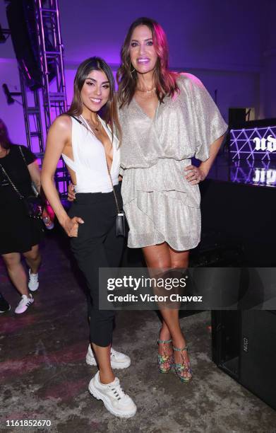 Paula Galindo "Pautips" and Urban Decay Cosmetics founding partner, Wende Zomnir attends the new makeup line "Pretty Different" by Urban Decay at...