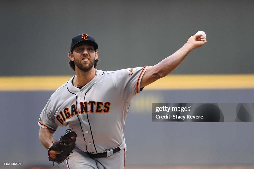 San Francisco Giants v Milwaukee Brewers