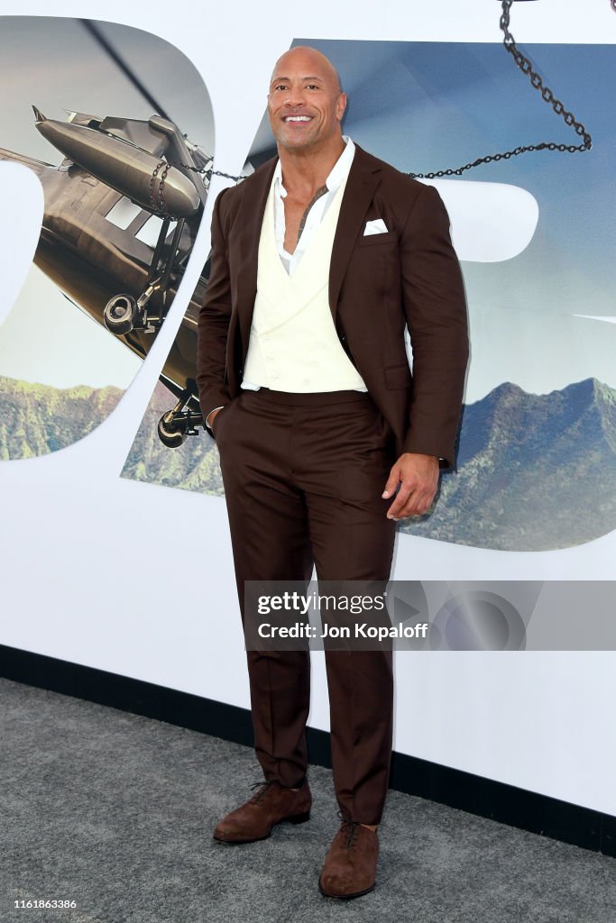 Premiere Of Universal Pictures' "Fast & Furious Presents: Hobbs & Shaw" - Arrivals