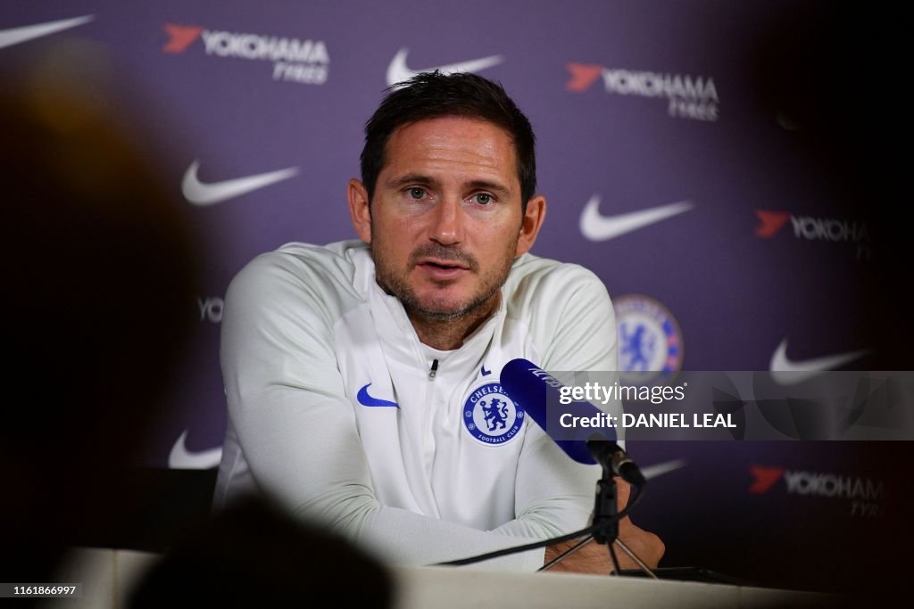 FBL-ENG-PR-CHELSEA-LEICESTER-LAMPARD-PRESSER