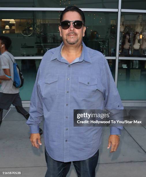 Lou Pizarro is seen on August 15, 2019 at Los Angeles.