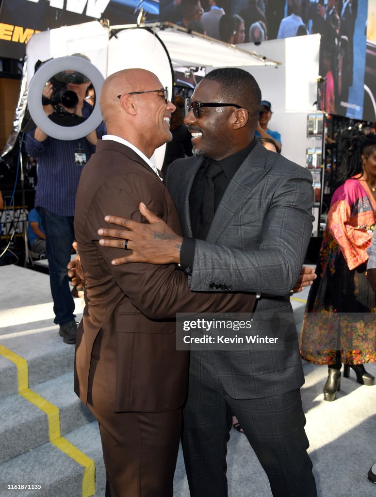 Premiere Of Universal Pictures' "Fast & Furious Presents: Hobbs & Shaw" - Red Carpet