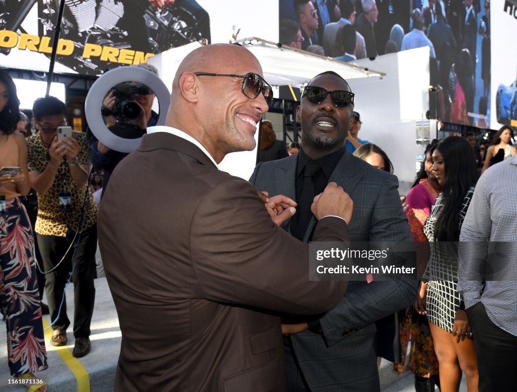 Premiere Of Universal Pictures' "Fast & Furious Presents: Hobbs & Shaw" - Red Carpet