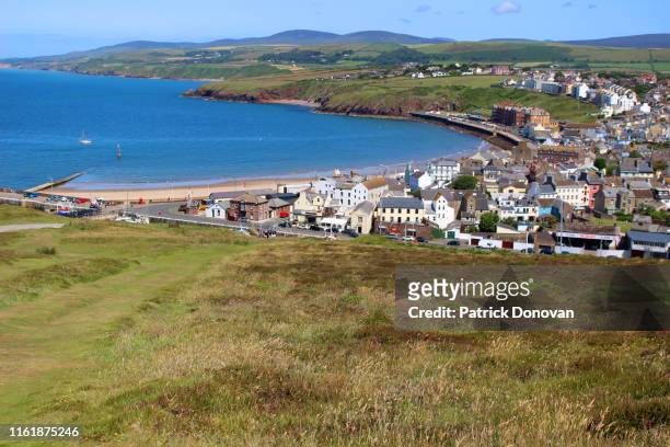 peel, isle of man - isle of man stock pictures, royalty-free photos & images