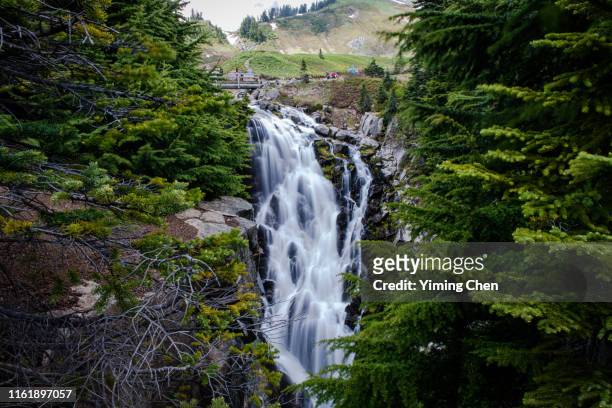 myrtle falls - pierce county washington state stock-fotos und bilder