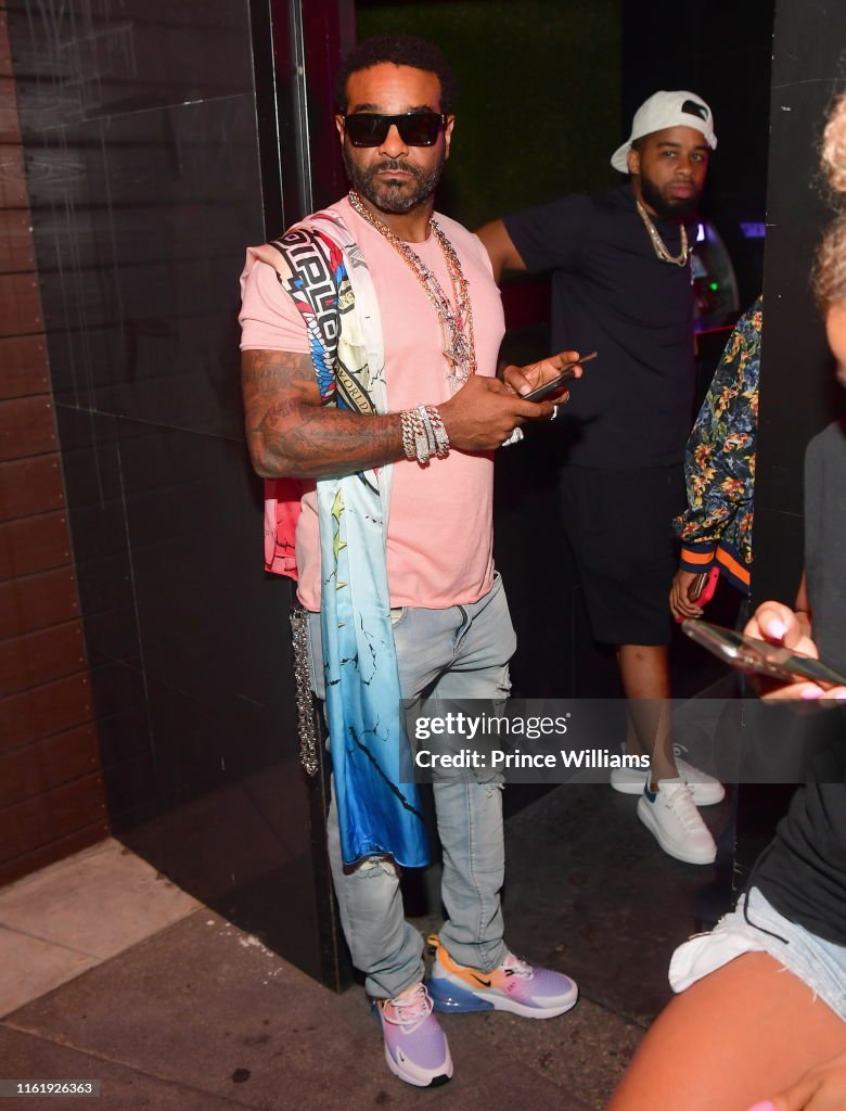 Jim Jones Rapper Car Rapper Jim Jones attends his birthday Party at Compound on July 14 ...