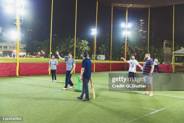 cricket spel - cricket game stockfoto's en -beelden