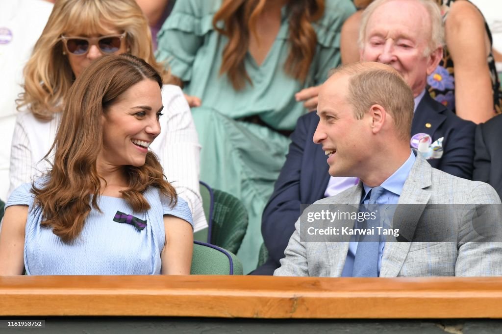 Celebrities Attend Wimbledon 2019