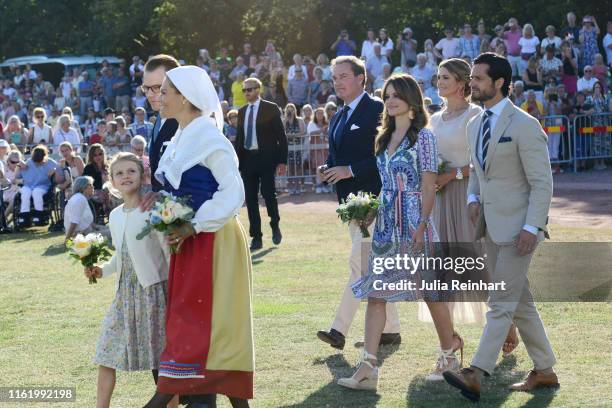 Prince Daniel of Sweden, Princess Estelle of Sweden, Crown Princess Victoria of Sweden, Prince Carl Philip of Sweden, Princess Sofia of Sweden,...