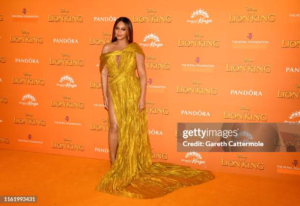 Beyonce Knowles-Carter attends the European Premiere of Disney's "The Lion King" at Odeon Luxe Leicester Square on July 14, 2019 in London, England.