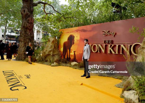 Billy Eichner attends the European Premiere of Disney's "The Lion King" at Odeon Luxe Leicester Square on July 14, 2019 in London, England.