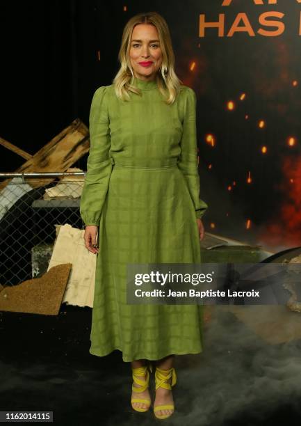 Piper Perabo attends a photocall for Lions Gate's "Angel Has Fallen" at the Beverly Wilshire Four Seasons Hotel on August 16, 2019 in Beverly Hills,...