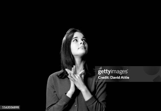 Vogue fashion model and future actress Ali MacGraw, then named Alice Hoen, poses for a portrait in New York City, New York.