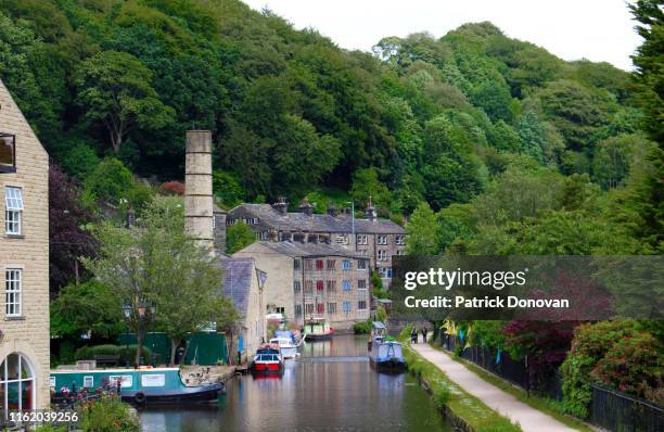 hebden bridge, england - hebden bridge 個照片及圖片檔