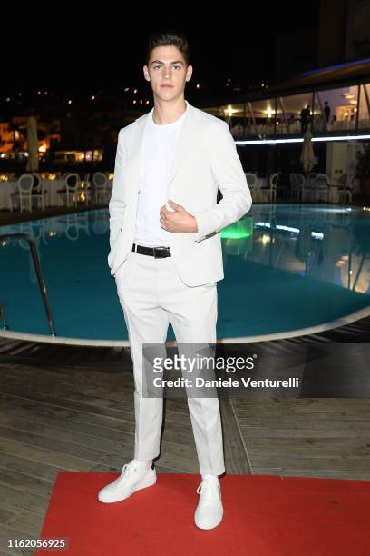 Hero Fiennes Tiffin attends the 2019 Ischia Global Film & Music Fest opening ceremony on July 14, 2019 in Ischia, Italy.