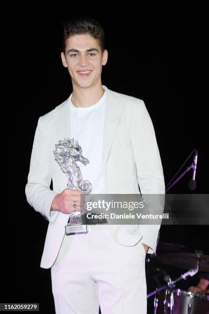 Hero Fiennes Tiffin attends the 2019 Ischia Global Film & Music Fest opening ceremony on July 14, 2019 in Ischia, Italy.