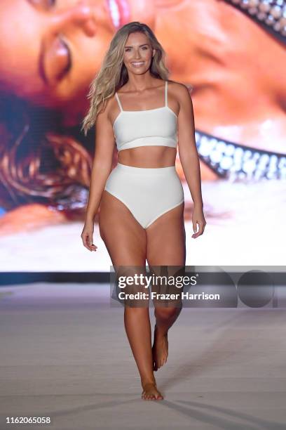 Clarissa Bowers walks the runway during the 2019 Sports Illustrated Swimsuit Runway Show During Miami Swim Week At W South Beach - Runway at WET...